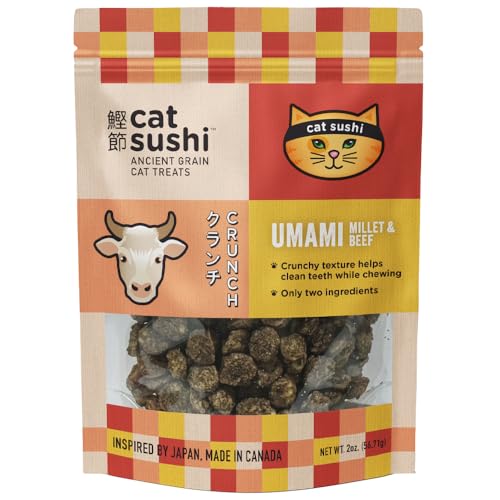 Cat Sushi Millet Treats with Beef, 2oz