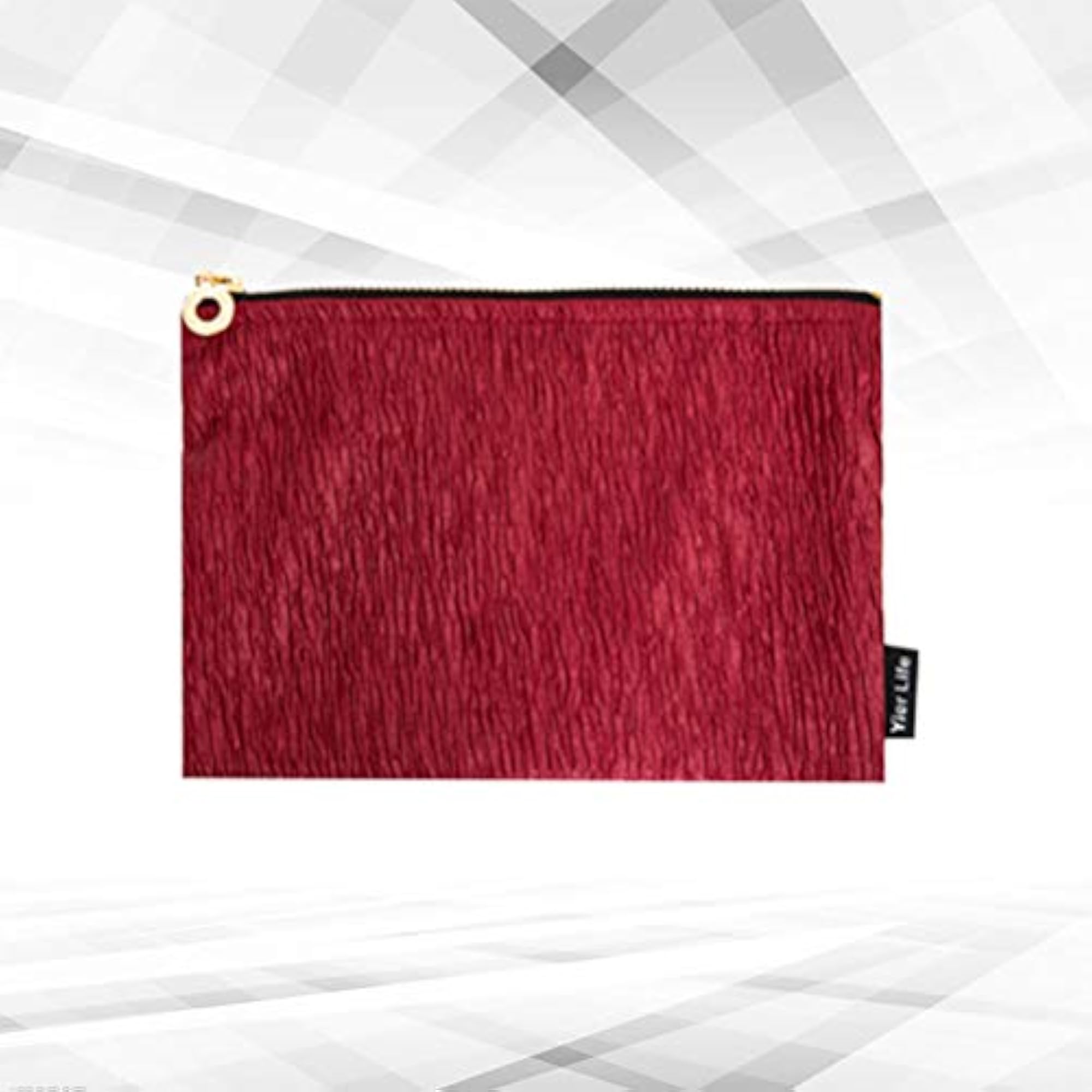 Fashion Makeup Bag Portable Stitching Cosmetics Storage Pouch