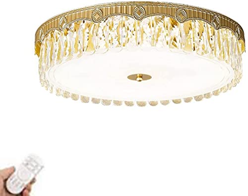 Plafonnier LED K9 cristal résout manque luminosité avec couleur réglable