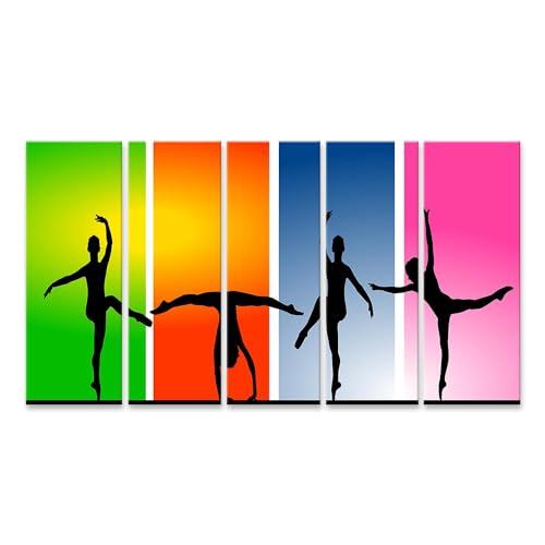 Tableau sur toile ballet pour salon déco moderne de chambre
