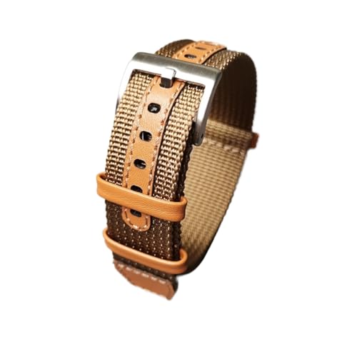 Bracelet de montre en nylon tressé cuir 18mm 20mm 22mm Tissot