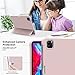 Kenke iPad Pro 11 Inch Case 4th/3rd/2nd Generation 2022/2021/2020 Magnetic Attachment 2nd Pencil with Right Side Pencil Holder Soft Slim PU Cover Auto Wake/Sleep (Pink)
