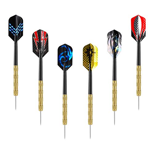 Image of Accmor Metal Tip Darts, Steel Tip Darts, 14 Grams Professional Metal Darts, Darts Metal Tip Set, Metal Darts for Dartboard