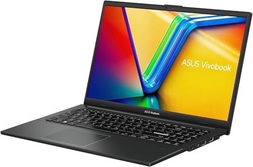Image of Asus VivoBook Laptop, 15.6-inch FHD Display, Intel Core i3-N305, 8GB RAM, 256GB Storage, Windows 11, Black