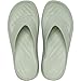 Crocs Women Getaway Platform Flip Flops, Wedge Sandals for Women, Plaster, 10 Women