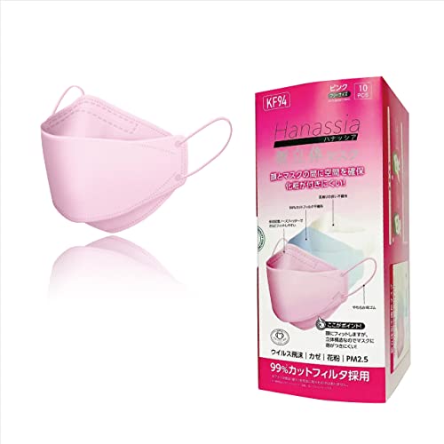 ピンクの立体アイマスク ふわふわ Amazon.co.jp: AI-WILL ハナッシア KF94 新立体マスク ピンク 50