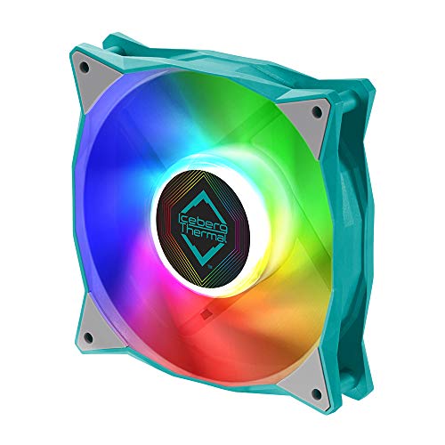 Ventilateur ARGB 120 mm PWM anti surchauffe pour PC fixe silencieux