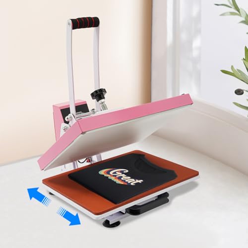 Prensa Térmica Rosa 29x38 cm, Transferencia Para Camisetas miniatura 7