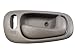 PT Auto Warehouse TO-2542H-RH - Inside Interior Inner Door Handle, Light Gray - with Power Lock Hole, Passenger Side