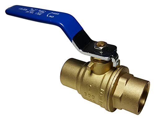 1 Pack XFITTING 1" Sweat Ball Valve, Brass, 600 WOG, 1/4 Turn by XFITTING - Used condition - US$16.14