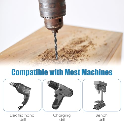 3mm Wood Drill Bits, 10Pcs Small Drill Bits Brad Point Auger Drill Bit Professional Wood Bit Carbon Steel Clean Efficient Drilling Drill Bit for Plywood Chipboards Soft Hard Wooden 6 3mm Wood Drill Bits, 10Pcs Small Drill Bits Brad Point Auger Drill Bit Professional Wood Bit Carbon Steel Clean Efficient Drilling Drill Bit for Plywood Chipboards Soft Hard Wooden - Image 6