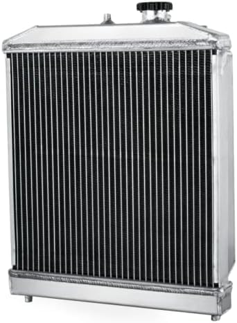 Honda Civic Radiator, Aluminum Radiators for 1992-2000 Honda Civic D15/16 Del Sol Integra 3 Row Radiators with Electric Fan Shroud Thermostat Kit 1993 1994 1995 1996 1997 1998 1999