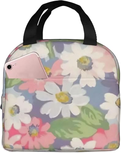 ランチバッグ 和柄 和風 花柄 保冷 弁当バッグ おしゃれ コンパクト 持ち運び便利 小物用手さげ ミニトート 通勤 通学 旅行用 男女兼用