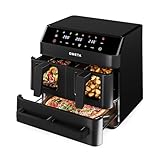 Ometa Pizza Air Fryer 8.5L Dual Zone Air Fryer 12 Inch Pizza Oven Tray Functions...