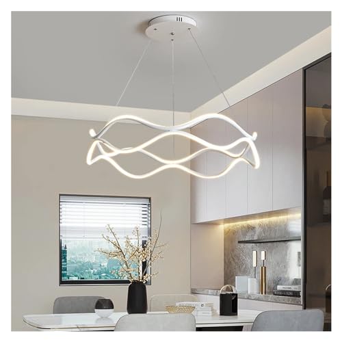 Lustre moderne salon de design architectural noir luxe rond