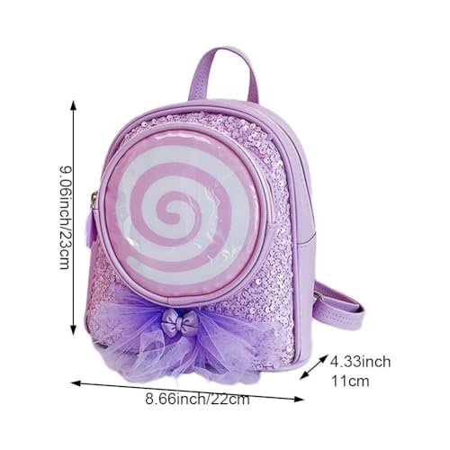 Sac à dos filles Sanfly de dessin animé avec compartiment LED