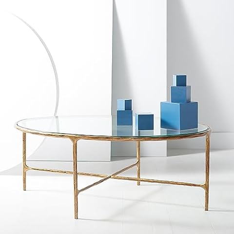 SAFAVIEH Jessa Brass Coffee Table Cover