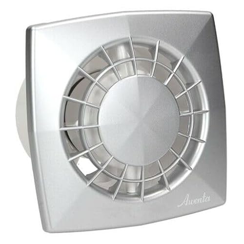 Prostko LTD Satin Bathroom Extractor Fan 125mm Modern Wall/Ceiling Ventilator