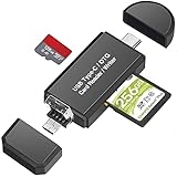 ✅Súper compatibilidad: admite tarjetas de memoria SDXC / SDHC / SD / MMC / RS-MMC / Micro SD / Micro SDXC / Micro SDHC / UHS-I. No se requieren controladores para Windows10 / 8/7, Vista, XP, MAC OS 10, Android 4.0 y superior. Puede admitir tarjetas SD / Micro SD de hasta 128G.