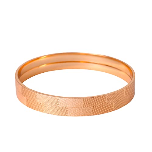 Women's Rose Gold-Plated Traditional Bangles for Celebrations