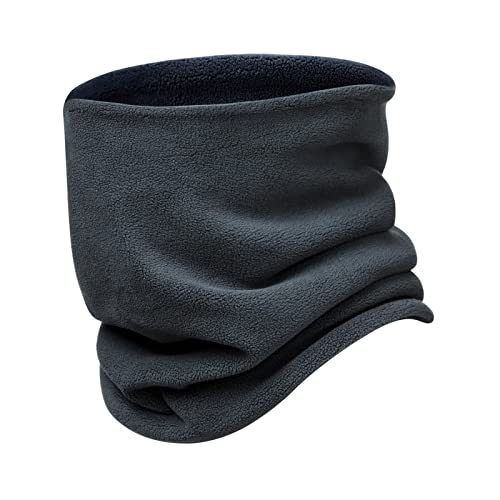 Oscenny Cache Cou-Double couche mode 2 couleurs hiver polaire Cache Cou Moto- temps froid Cagoule Moto élastique polaire ski cyclisme moto