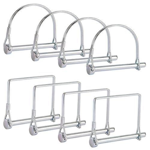 Aurdeayi 8PC Trailer Hitch Pin, Standard 1/4 Inch Hitch Pins,