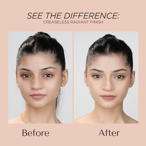 Image of BELLAVITA Hydmatte FX - Airbrush Liquid Foundation with SPF 50 and PA ++++ for Radiant Finish | Infused with Hyaluronic acid & Niacinamide| 16 hour oil control | Creaseless, Smooth Finish | Lightweight & Long-Lasting Formula | Cool Vanilla | 30 ML