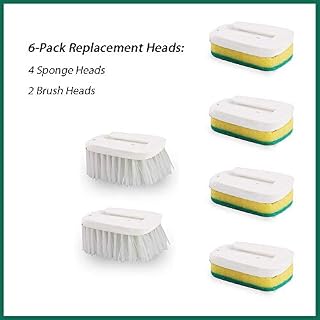 Hovo Premier Soap Dispensing Brush Replacement Heads 6-Pack
