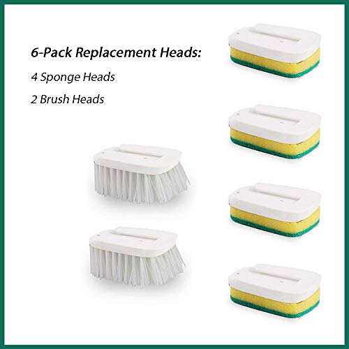 Hovo Premier Soap Dispensing Brush Replacement Heads 6-Pack