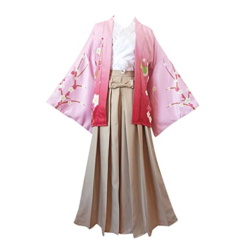 Zhrmghgws Disfraces de Halloween Cosplay Nakajima Atsushi Kimono Anime Personaje Capa Traje Hombres Mujeres Uniformes Halloween Carnaval Fiesta Conjunto Cover