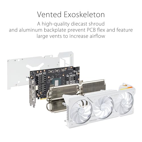 TUF Gaming NVIDIA GeForce RTX 4070 Ti SUPER BTF White OC Edition Scheda Video 16 GB GDDR6X, NVIDIA DLSS3, Ventole Axial-tech, Auto-Extreme, GPU Tweak III, Bianco, TUF-RTX4070TIS-O16G-BTF-WHITE - Scheda video - Immagine 6