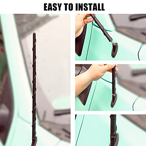 Image of KSaAuto 16 Inch Antenna for Ford F150 F250 F350 Bronco Accessories, Ford Tuck Antenna for Car Radio Reception