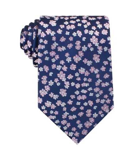 Image of OTAA Floral Necktie Casual Ties for Men - Perfect Neck Tie for Groomsmen Wedding Ties or Formal Occasions