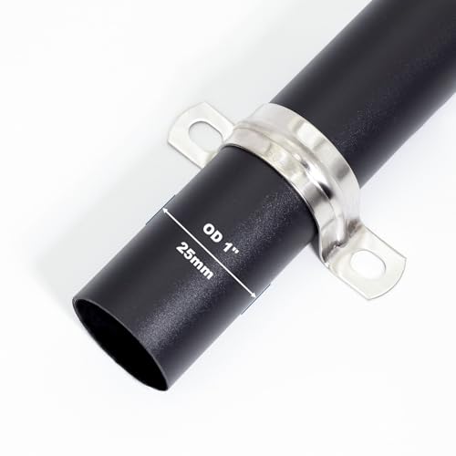 Lot de 10 colliers de serrage robustes FamlTol en forme de U Ø 25 mm en acier inoxydable 304 pour tuyaux et câbles – vue 4