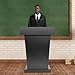 Church Pulpit, Freestanding Wooden Podium - 37.5