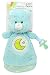 Care Bears Lovey Blanket with Pacifier Loop, Bedtime Bear - Blue