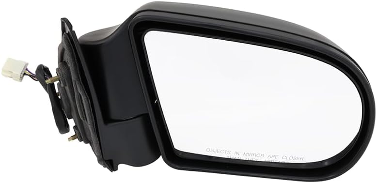 For Chevrolet Chevy Blazer,Oldsmobie Bravada 1999 2000 2001 2002 2003 2004 2005/S-10 99-03/Sonoma 94-04/Envoy,Jimmy 01-05 Power Heated Textured Black Side Door View Mirror Passenger Right