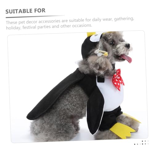 Disfraz para perro capa pingüino talla L miniatura 7