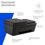 HP DeskJet 4320, Impresora Multifunción de inyección de tinta a color, inalámbrica, alimentador automático de documentos (ADF), Wi‑Fi doble banda, App HP Smart, 3 meses de Instant Ink incluidos, Negro