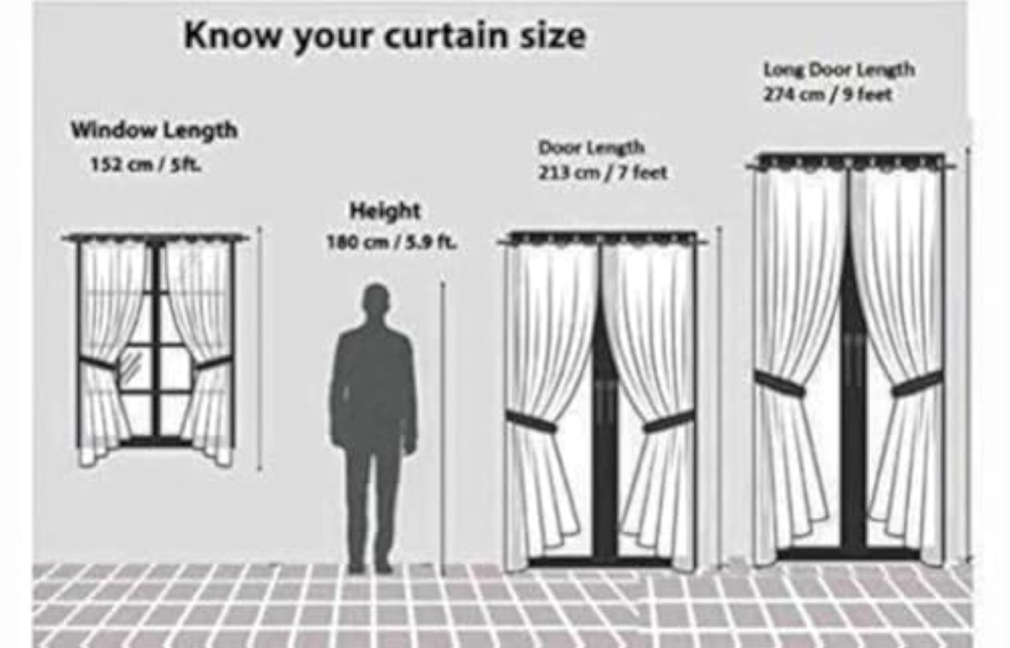3D Digital Print Room Darkening Door Curtain, Polyester