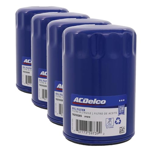 ACDelco GM Original Equipment PF61E Engine Oil Filter (Pack of 4)