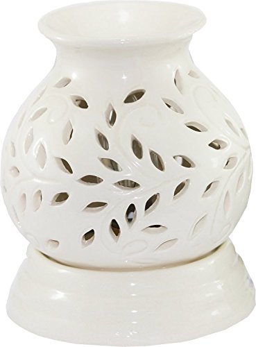 edivine Ancient Pot difusor de aroma/aceite esencial quemador/té luz vela titular/vela Tlight Essential quemador de aceite de cerámica difusor aromaterapia calentador # -1 Cover