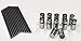 Hydraulic Lifters & Push Rods Complete Set of 12 compatible with Jeep 4.0 242ci 1987-2006 (Lifters & Pushrods)