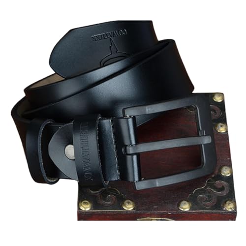Ceinture en cuir de boucle en alliage pour jean et costume homme