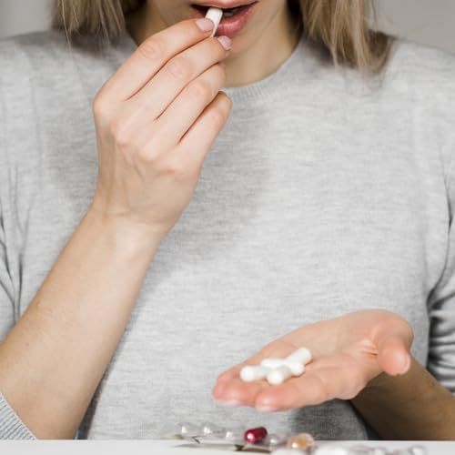 Image of Serfeymi Travel Pill Box for Vitamins - B01