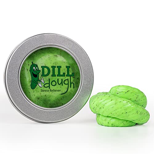 Gears Out Dill Dough Stress Reliever Putty – Stress Relief Toys For Girlfriends Funny Pickle Gifts Stocking Stuffers For Adults Stocking Stuffers For Women Dill Scented Stress Putty Weird #TOP7