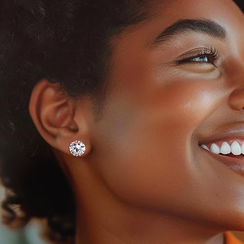 Ross-Simons 8.00 ct. t.w. CZ Stud Earrings in 14kt White Gold2