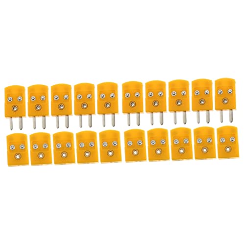 SOLUSTRE 10 Sets Thermocouple Wire Connectors k Type Thermocouple Plugs Adapters for Multimeters