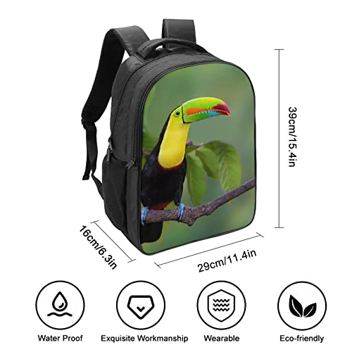 Sac à dos d'école pour enfants toucan cartable de mode 3D