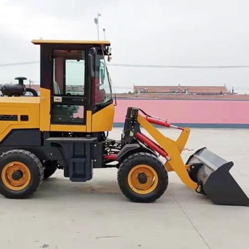 Tracked Skid Steer Loader with Stump Grinder and Skid Steer Attachments, Compatible with Excavator Accessories